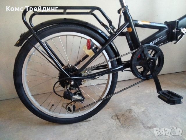 Сгъваем велосипед Pangaea 20" (черен), снимка 5 - Велосипеди - 45283073