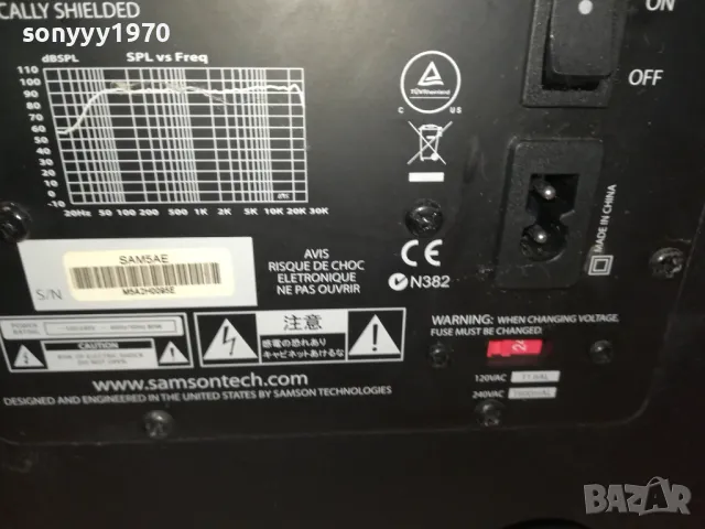 SAMSON MEDIA ONE 5A ACTIVE STUDIO MONITORS-SWISS 2312241053, снимка 16 - Тонколони - 48440037