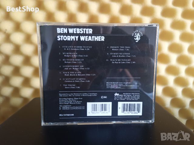 Ben Webster - Stormy weather, снимка 2 - CD дискове - 46170316