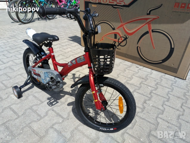 BYOX Детски велосипед 16" ROBO червен, снимка 4 - Велосипеди - 53759333