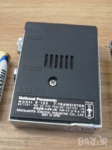 Ретро радио National Panasonic R-155, снимка 6 - Радиокасетофони, транзистори - 49969689