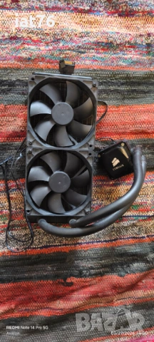 Водно охлаждане Corsair, два вентилатора