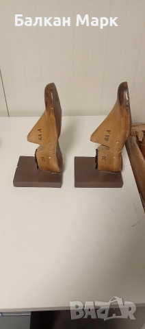 Мраморна статуетка / калъп за обувки – 2 броя,с дефект , снимка 2 - Статуетки - 52582817