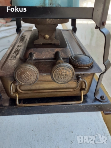 Колекционерска стара френска петролна печка, снимка 4 - Антикварни и старинни предмети - 51510061