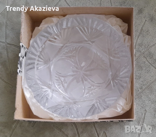 Два нови кристални пепелника в кутии, снимка 5 - Други - 52661485