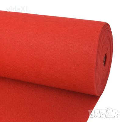 vidaXL Изложбен килим, 1x12 м, червен.SKU:30080