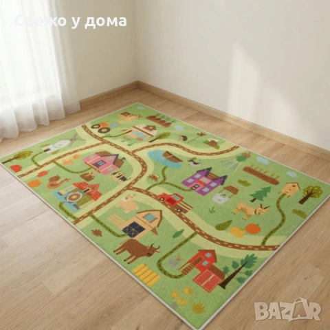 Детски килим за игра 120х160см - различни модели - противохлъзгащ миещ се, снимка 9 - Други - 54076294