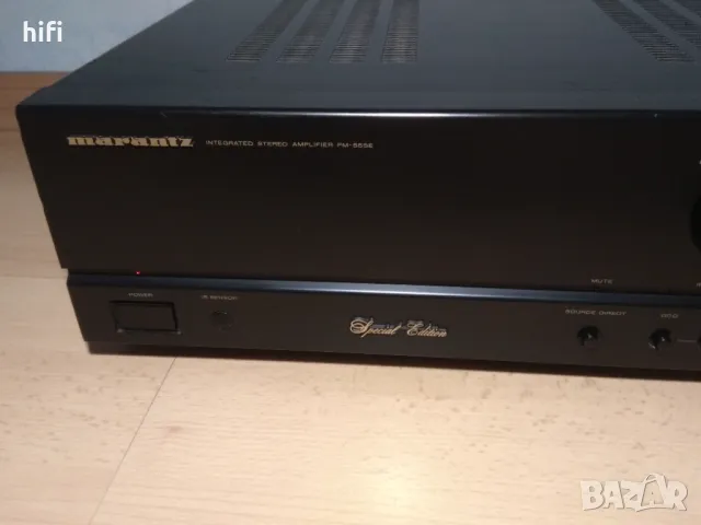 Линеен стерео усилвател Marantz PM-55SE, снимка 3 - Ресийвъри, усилватели, смесителни пултове - 49144959