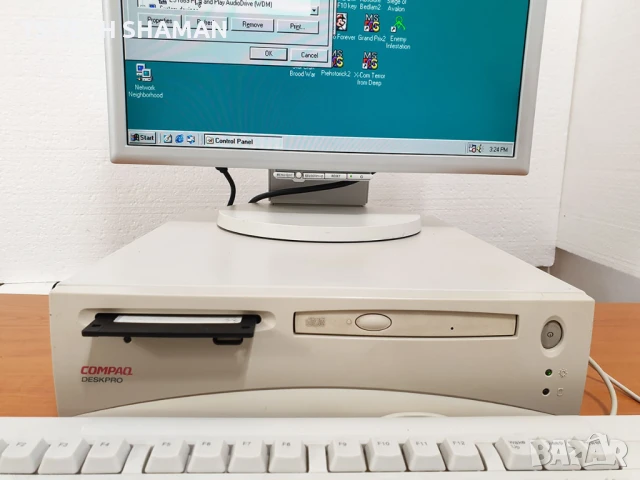 ⭐Продавам ретро компютър Compaq Deskpro EN SFF с много ретро игри⭐, снимка 10 - Антикварни и старинни предмети - 51320461