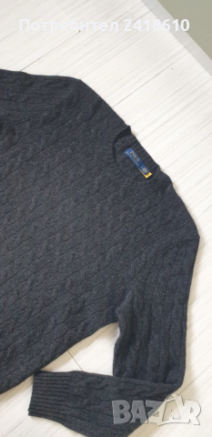POLO Ralph Lauren Cable Wool/ Cashmere Knit Mens Size M НОВО!  ОРИГИНАЛ! Mъжки Пуловер, снимка 8 - Пуловери - 52629775
