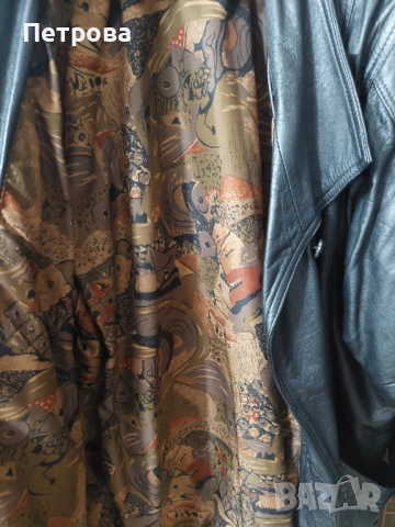 Кожено яке, черно, ново, снимка 6 - Якета - 52446142