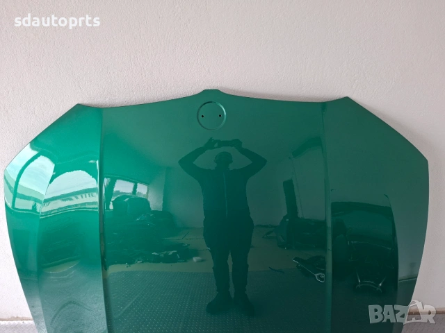 Като Нов Оригинален Преден капак BMW G20 G21 Зелен Алуминиев, БМВ Г20 Г21, снимка 4 - Части - 54073921