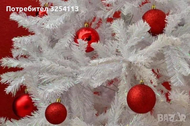 Коледна елха бяла 120см., снимка 4 - Декорация за дома - 52494264