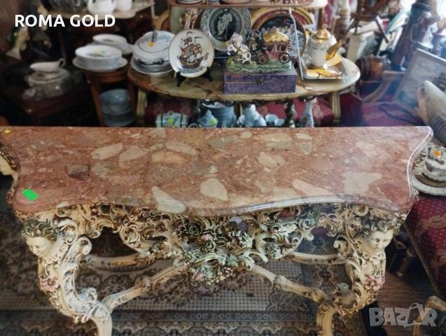 Италианска конзола с огледало., снимка 10 - Други - 54125215