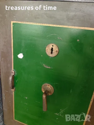 Старинен сейф – тежък модел, снимка 3 - Друго - 50077198