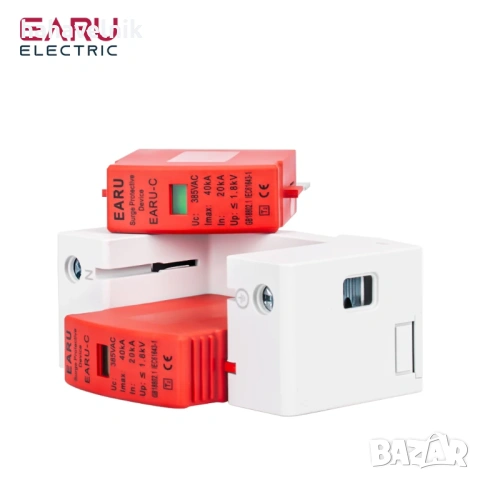 SPD защита, мълниезащита, катоден отводител, заземител, защита от пренапрежение за променлив ток, снимка 5 - Друга електроника - 53975323