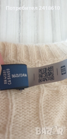 POLO Ralph Lauren Cable Wool / Cashmere Knit Womens Size S  НОВО! ОРИГИНАЛ! Дамски Пуловер, снимка 4 - Блузи с дълъг ръкав и пуловери - 52434170