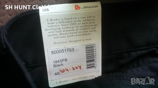 L.BRADOR 1845PB Work Stretch Trouser размер 46 / S работен панталон W4-707, снимка 16 - Панталони - 52878389