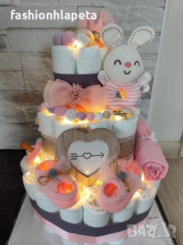 Торта от памперси , снимка 3 - Други - 51132032