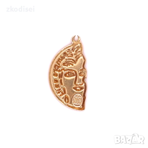 Златен медальон 0,73гр. 14кр. проба:585 модел:33756-1, снимка 1