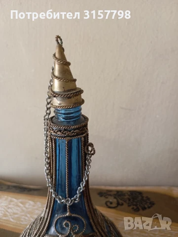 Старо шише за парфюм, снимка 2 - Антикварни и старинни предмети - 50543507