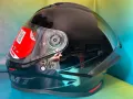 Чисто нова каска MT HELMETS STINGER черно-оранжева размер М, снимка 5