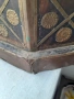 Стара красива поставка за чадъри дърво и бронз, снимка 7