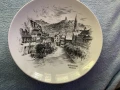 Стенна чиния.  Произведено в Германия Кайзер порцелан диаметър  24см, снимка 1