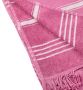 Плажна кърпа (хавлия) с розови райета 86x170 см, снимка 2