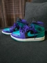 Sneakers Air Jordan 1 Mid Black Grape, снимка 1