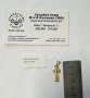 Златна висулка(кръст) 1.52гр., снимка 5