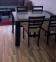 Трапезарна маса с 4 стола - запазени, снимка 2