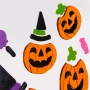 Halloween / Хелоуин гел стикери с тикви за прозорци и витрини_1237414, снимка 2