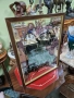 Страхотно антикварно рекламно огледало , снимка 6