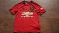 Adidas FC MANCHESTER UNITED Kids Football T-Shirt Размер 9-10 г / 140 см детска футбол тениска 35-66, снимка 1