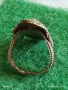 Антикварен сребърен пръстен филигранна изработка Бохо стил ювелирна изработка 27059, снимка 6