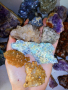 лот колекция минерали от България друза Кварц аметист кристали яспис галенит азурит ахат халцедон , снимка 8