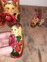 Матрьошка стара руска дарвена кукла 5 в 1, снимка 5