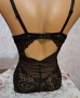 Дамско  черно Боди с дантела, снимка 7