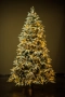 Коледна елха с вградени лампички по връхчетата, снимка 1
