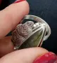 Четири броя / Винтидж / Ръчно изработени сребърни пръстени, снимка 13