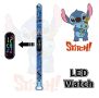 Led Стич Stitch Лило детски часовник електронен тип гривна, снимка 3