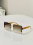 Слънчеви очила с UV400 защита с калъф и кутия Balmain 🕶 Chanel Код D279 - Различни цветове, снимка 4