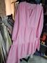 розова рокля, разкроена,- XL, снимка 12