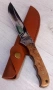Ловен нож Browning с кожена кания  , снимка 1