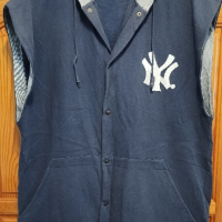 Спортен суичър без ръкави,с качулка, оригинален на New York Yankee's , снимка 4 - Спортни дрехи, екипи - 45033673