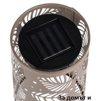 Соларна настолна лампа, Ø18x10 см , снимка 2 - Соларни лампи - 45546234