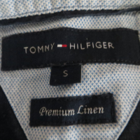Мъжка риза с дълъг ръкав от лен Tommy Hilfiger, снимка 5 - Ризи - 45060356