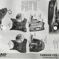 Седалка SHAD Comfort FZ 8 Yamaha, снимка 4 - Части - 45414172