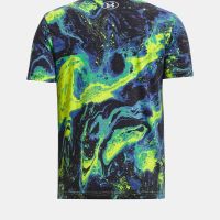 Детска тениска UNDER ARMOUR x Project Rock Marble All Over Print Tee Multicolor, снимка 2 - Детски тениски и потници - 45750488